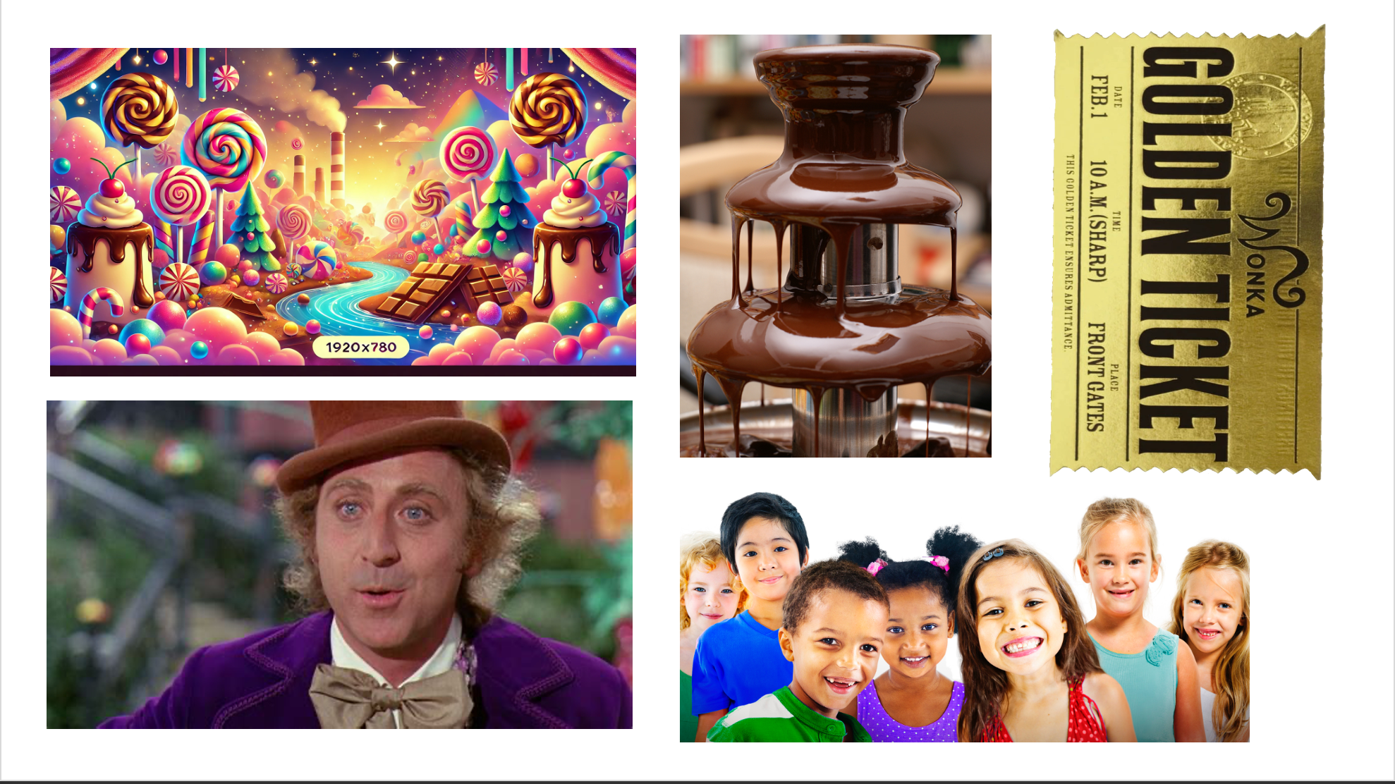 Foto van het gemaakte moodboard.