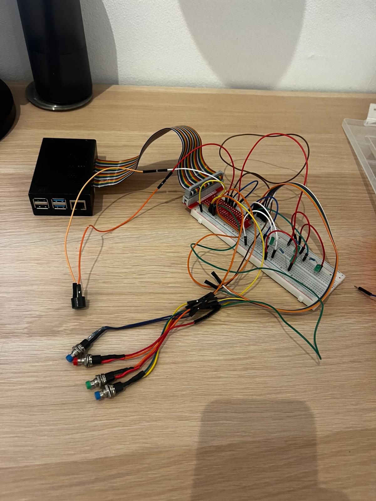 Foto van het nieuwe prototype voor de fysieke puzzel.
